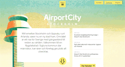 Desktop Screenshot of airportcitystockholm.com