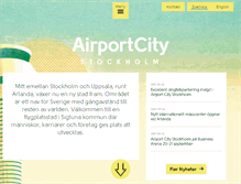Tablet Screenshot of airportcitystockholm.com